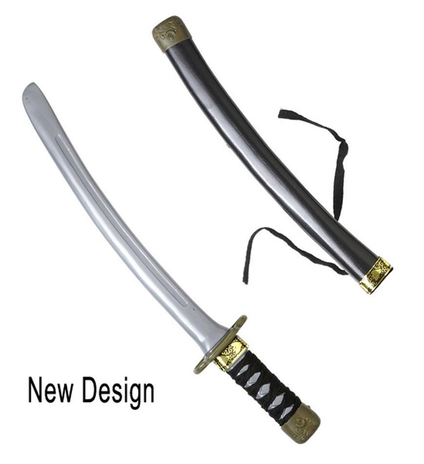 Ninja Knife with Scabbard - 40cm (latest design) by Widmann 2726 available here at Karnival Costumes online party shop
