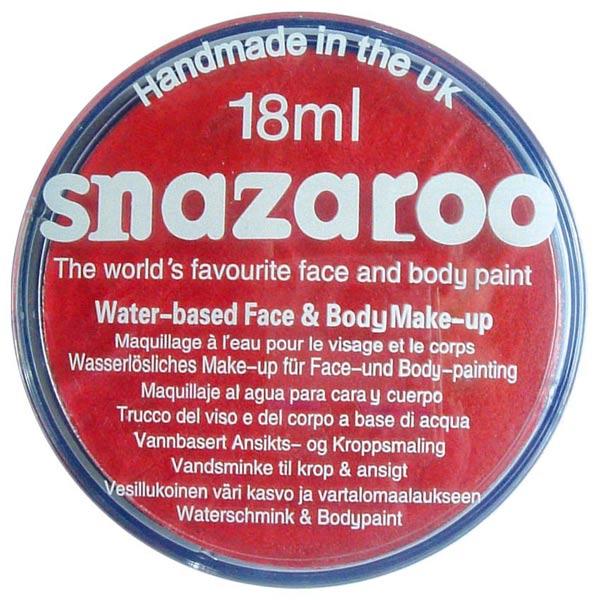 Snazaroo Face Paint 1118550 Sparkle Red Face and Body Paint available here at Karnival Costumes online party shop
