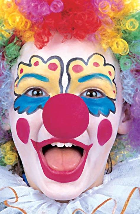 Fake Clown Red Foam Nose by Widmann 2285C available here at Karnival Costumes online party shop