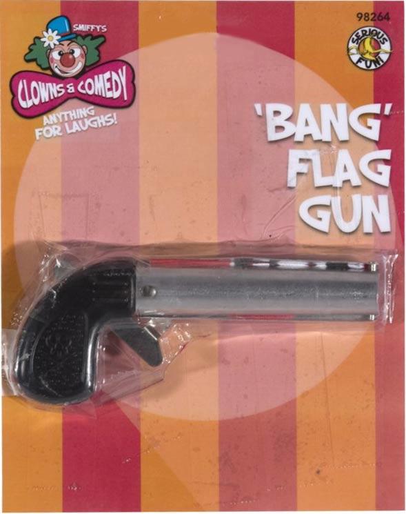 Clown's Gun - Bang with Flag