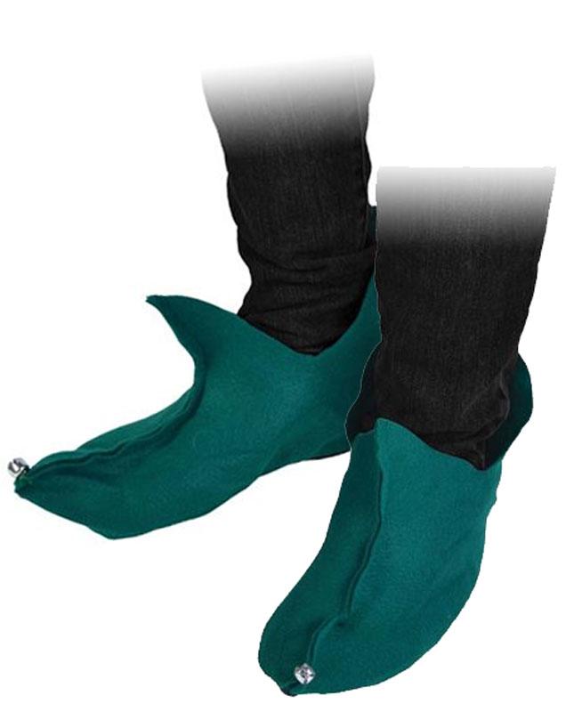Christmas Elf Boots or Jester Shoes from a collection of footwear at Karnival Costumes