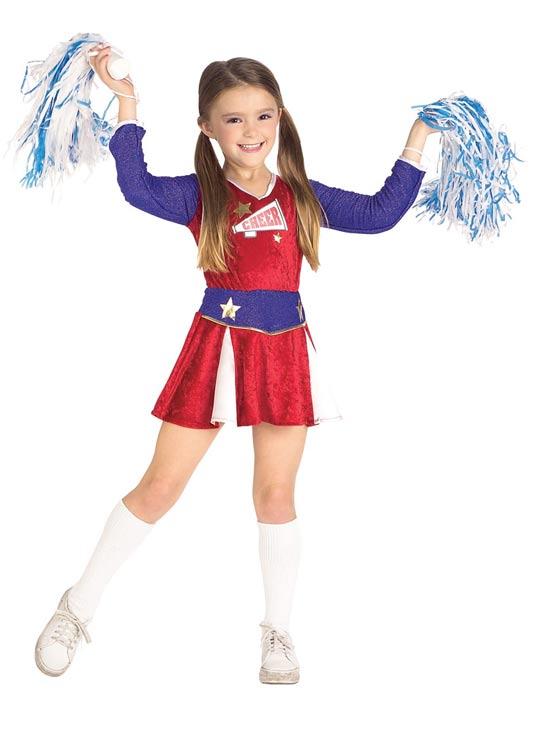 Retro cheerleader fancy dress costume for girls by Rubies 881131 available here at Karnival Costumes online party shop