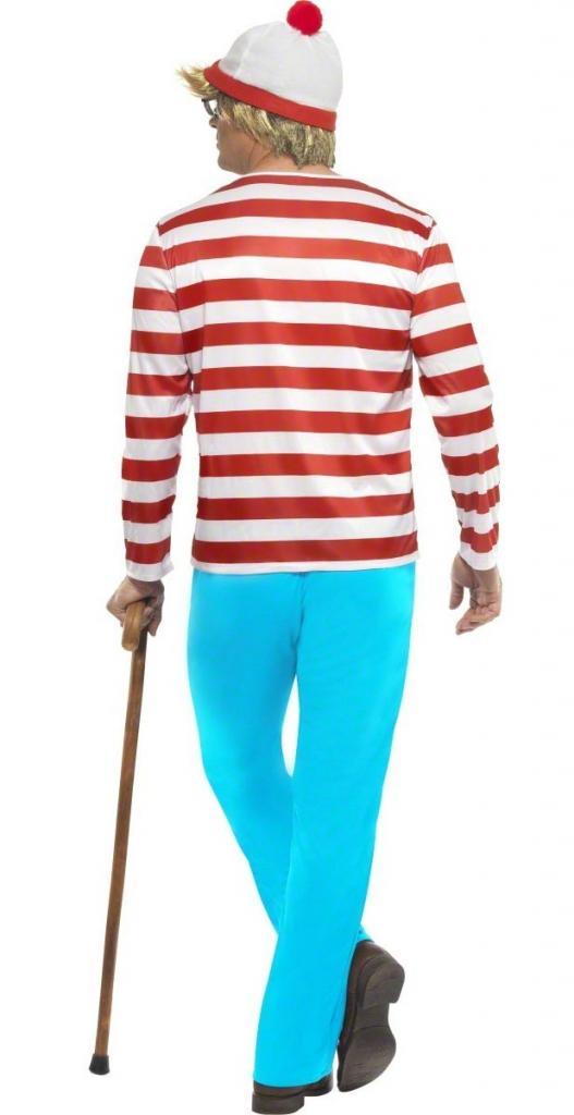 Where's Wally Fancy Dress Costume - Back View