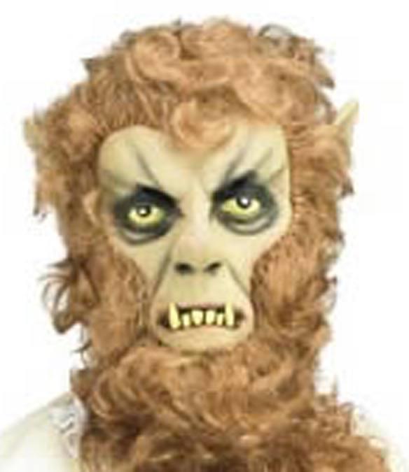 Werewolf Mask with Hair