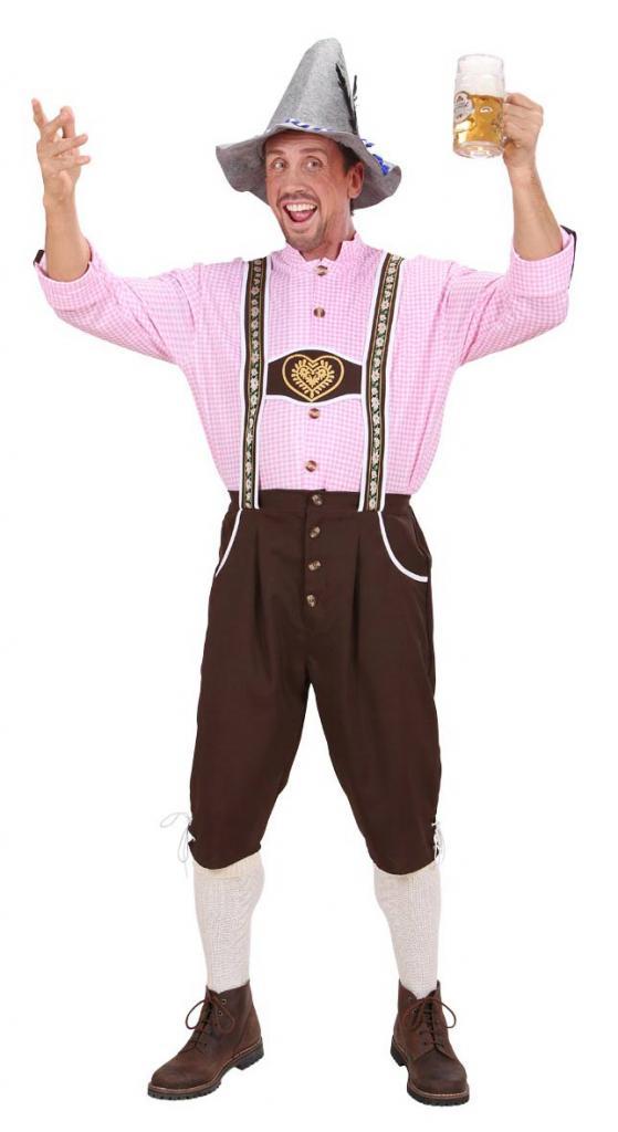 Bavarian Man Gents Fancy Dress Costume with Shirt