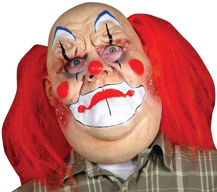 Scabby the Clown Horror Mask by Palmers 01843 available here at Karnival Costumes online Halloween party shop