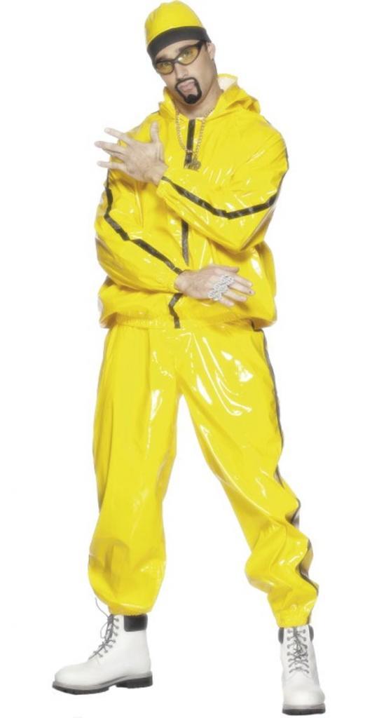 Yellow PVC Rap Suit