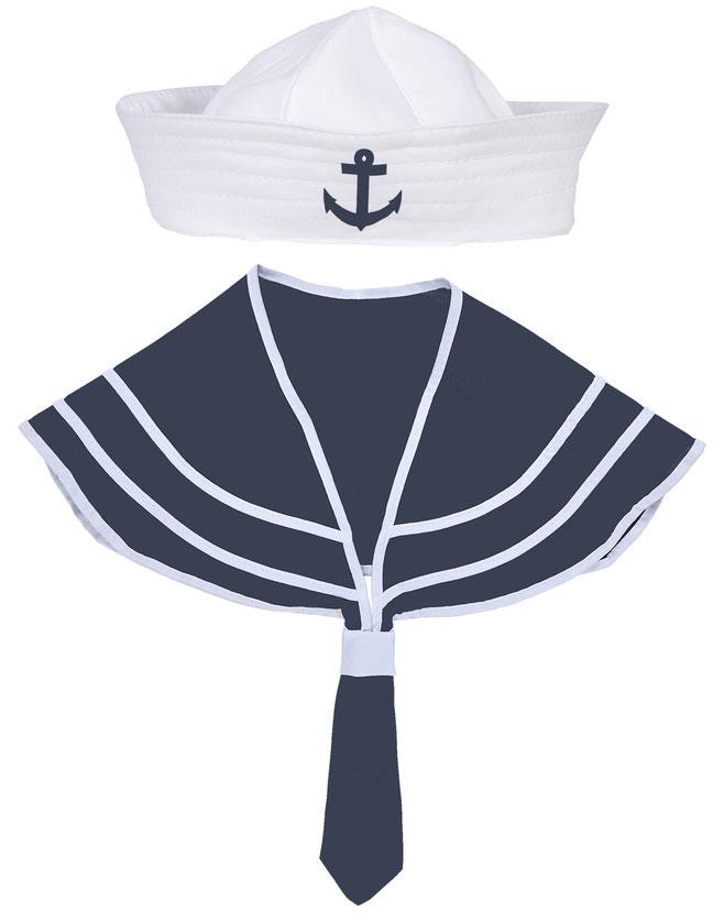 Unisex Instant Sailor Fancy Dress Costume set for Adults by Widmann 5469M acailable here at Karnival Costumes online party shop