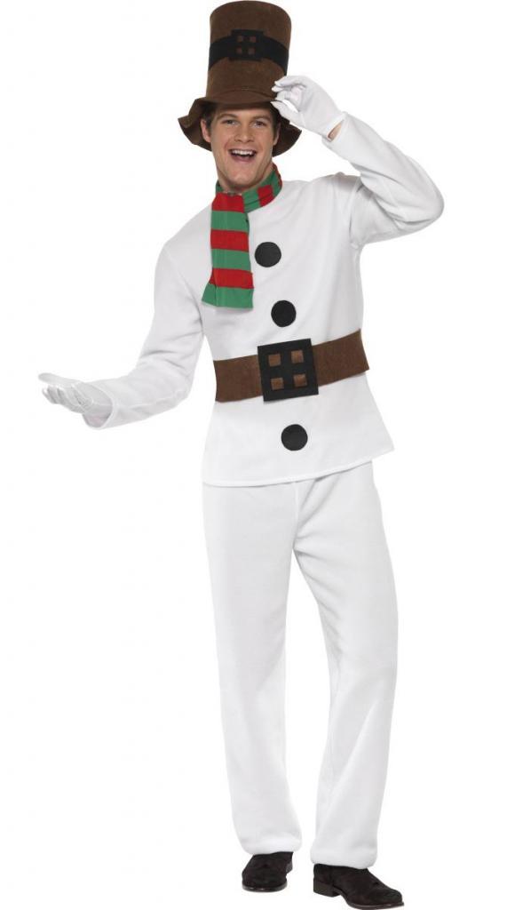 Adult Snowman Costume by Smiffy 28003 available here at Karnival Costumes online party shop