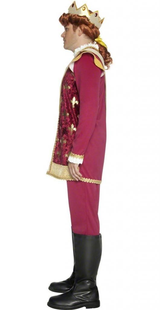 Christmas Pantomime Smarmy Prince Fancy Dress Costume - Side View