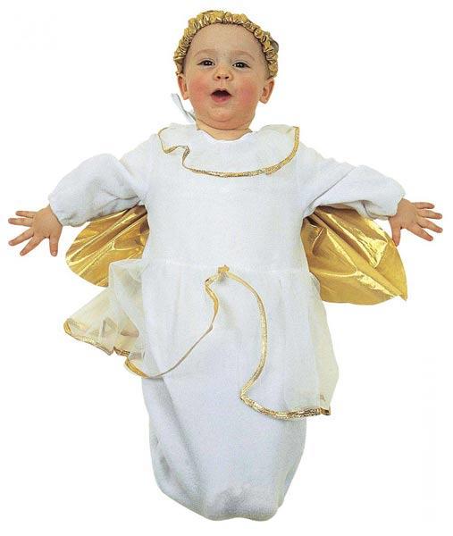 Baby's Angel Bunting with Halo by Widmann 3594A  available ere at Karnival Costumes online party shop