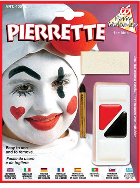 Pierrette Clown Makeup Kit