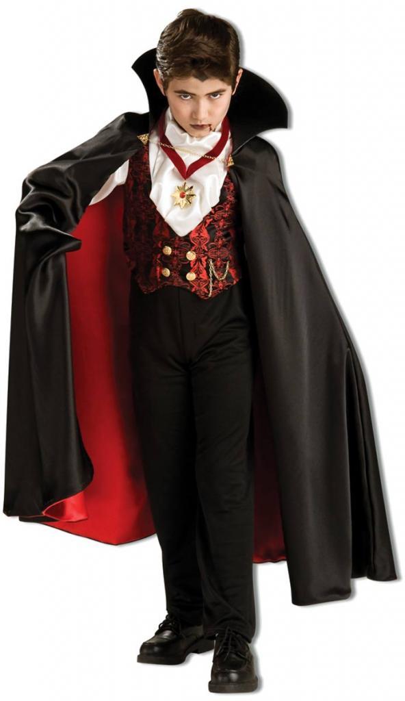 Boys Transylvania Vampire Halloween Fancy Dress Costume