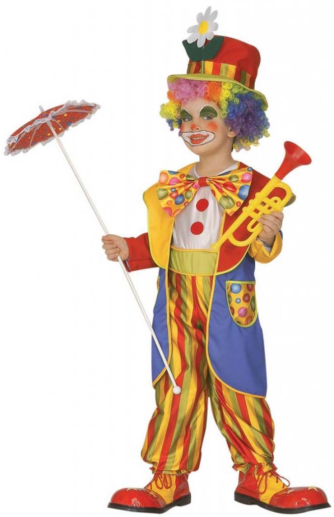 Little Circus Clown Fancy Dress Costume