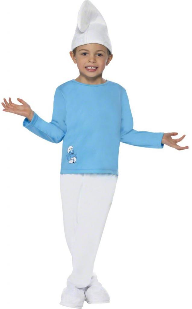 Boy Smurf Fancy Dress Costume