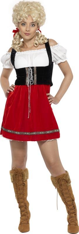 Bavarian Woman Oktoberfest Fancy Dress Costume