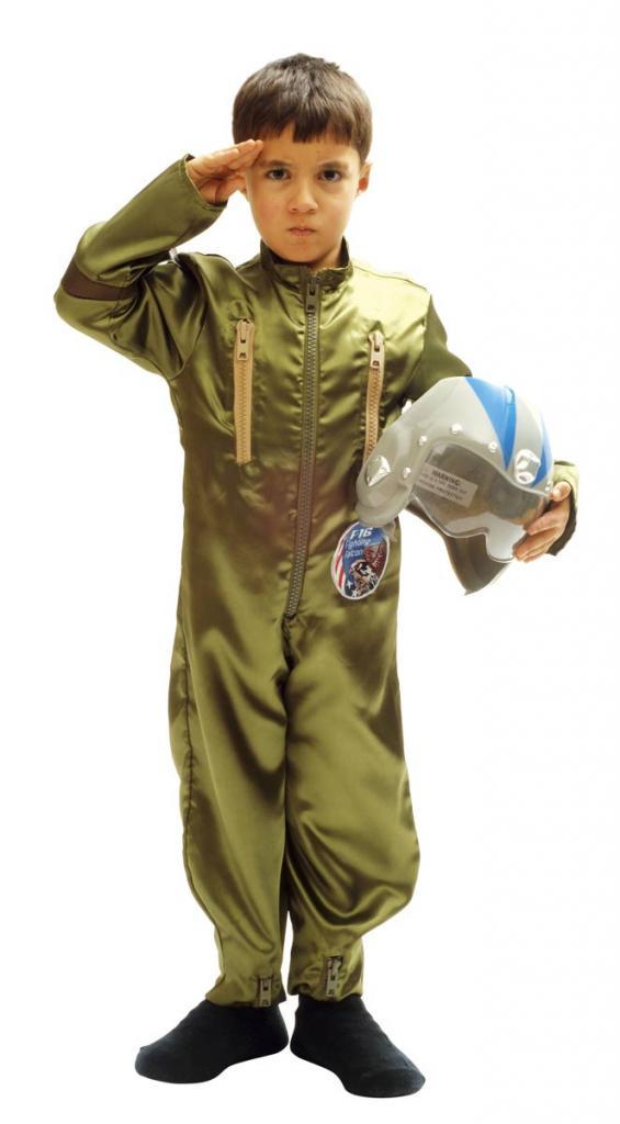 F16 Fighter Pilot Fancy Dress Costume