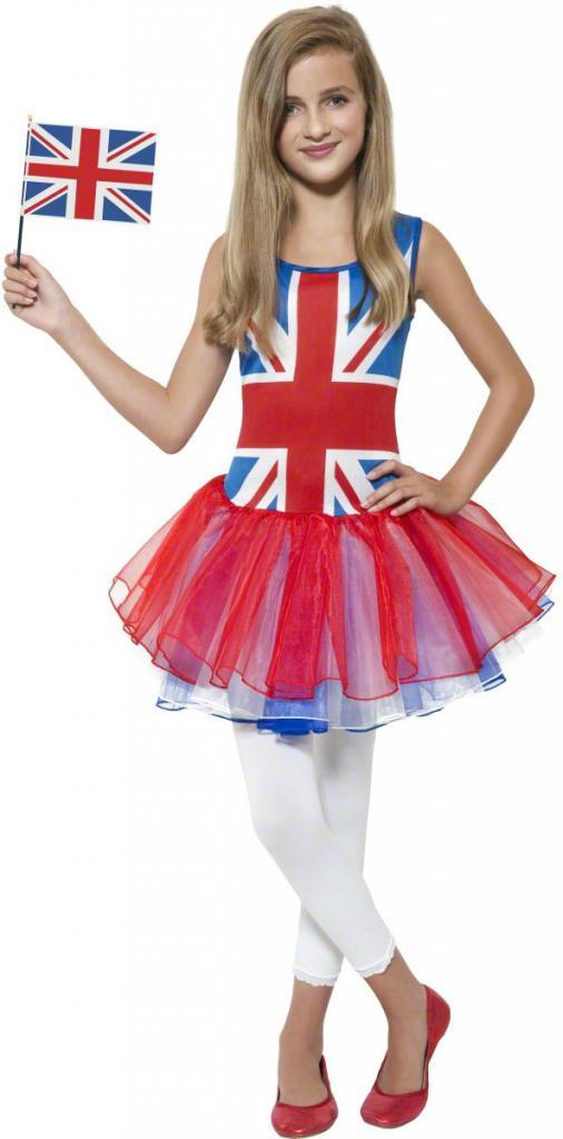 Girls Rule Britannia costume - Union Jack Costumes for Kids