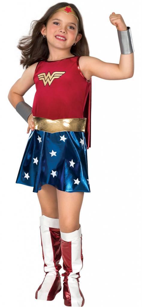 Deluxe Wonder Woman Costume - Girls Superhero Costumes
