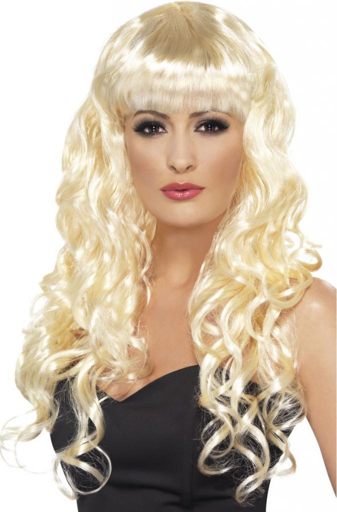 Ladies Sexy Siren Wig in Blonde by Smiffys 42259 | Karnival Costumes