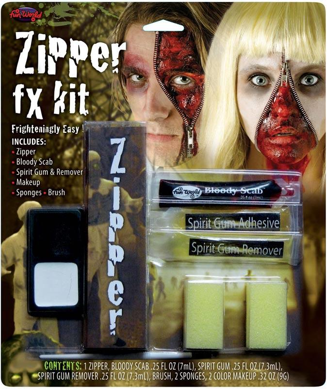 Zipper FX Kit - Halloween Makeup Effects by Funworld 9602 from a collection of Make-up at Karnival Costumes