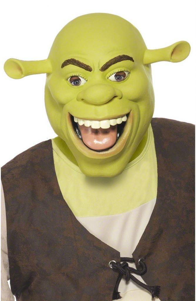 Shrek Mask by Smiffys 37188 from a collection of Movie Themed Masks available here at Karnival Costumes online party shop