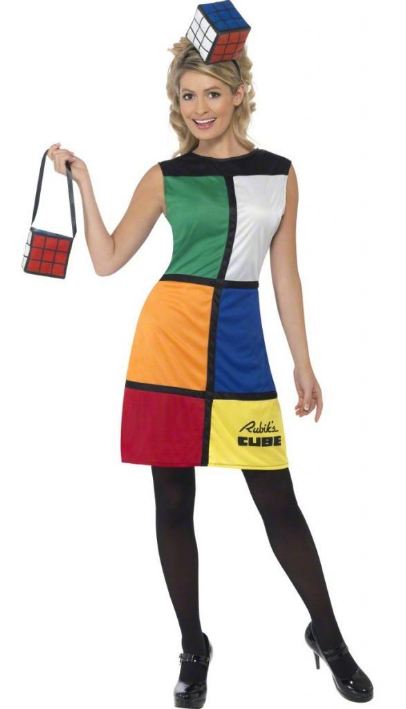 Rubik's Cube Dress Costume - Funny Adult Costumes