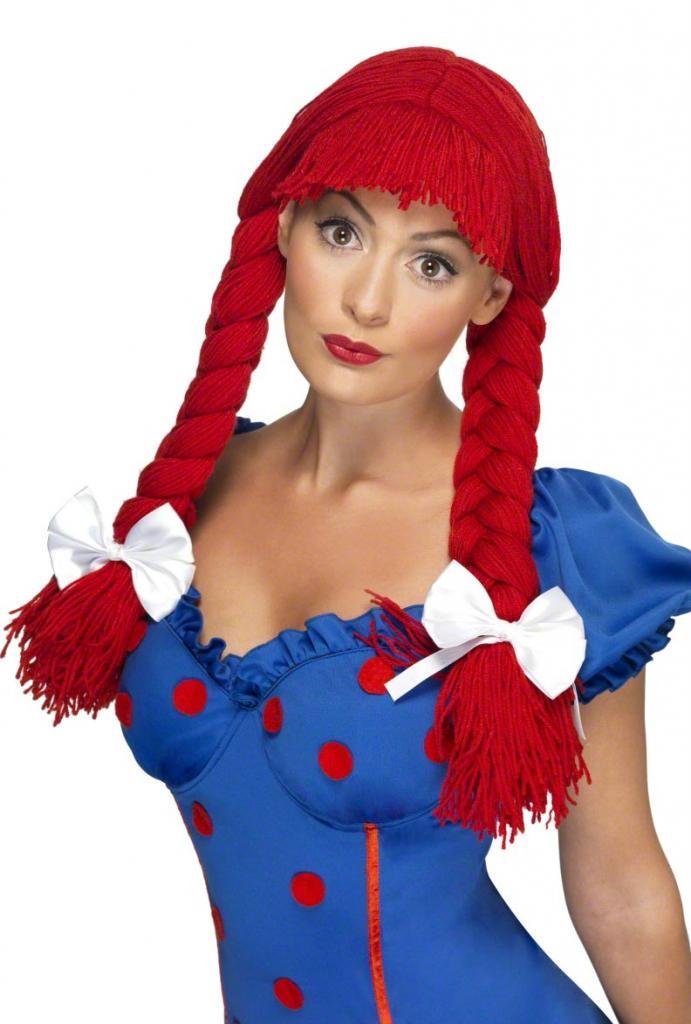 Rag Doll Wig with Pigtails - Adult Wigs and Accessories