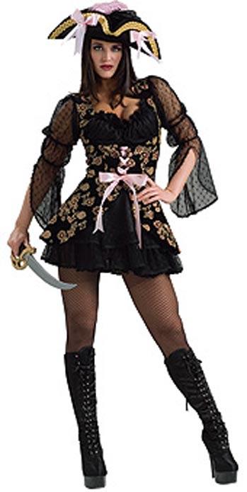 Sassy Lacy Pirate Costume - Pirates Fancy Dress