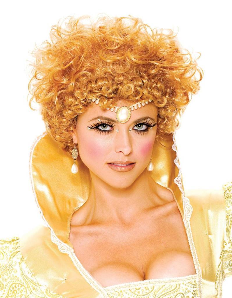 French Kiss Medieval Royal Majesty Wig by PMG 6578237 from a collection of ladies wigs at Karnival Costumes your fancy dress specialist