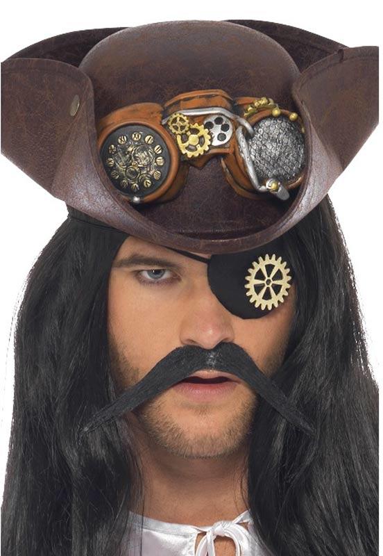 Steampunk Eye Patch from a collection of Gothwerks costume accessories at Karnival Costumes your fancy dress specialists