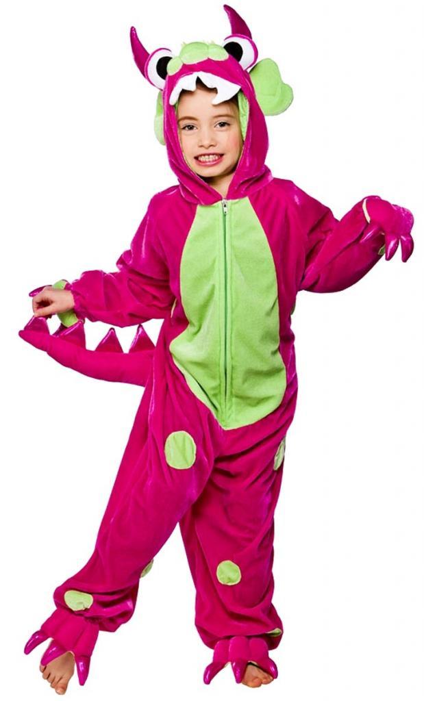 Hot Pink Mini Monster Fancy Dress Costume for Children from a collection of fantasy animal outfits at Karnival Costumes www.karnival-house.co.uk your dress up specialists