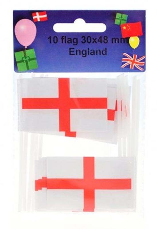 St George Flag Sandwich Picks from a huge collection of England products at Karnival Costumes