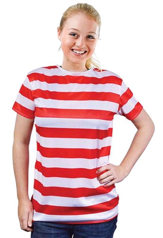 Striped Top Fancy Dress Costume for Women by Bristol Novs AC055 available here at Karnival Costumes online party shop