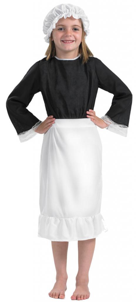 Victorian Parlour Maid Costume for Children by Fun Shack 2959