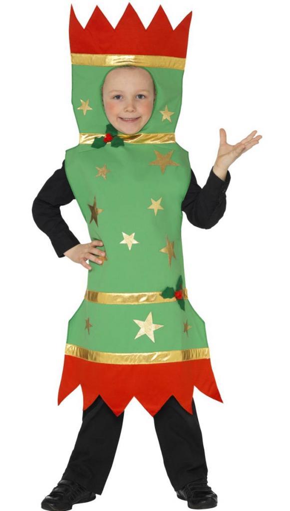 Christmas Cracker fancy dress costume for children by Smiffys 35940 available in sizes sml to lrg from Karnival Costumes