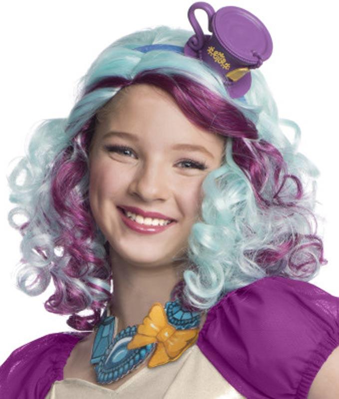 Madeline "Maddie"  Hatter Wig with Headpiece for Girls