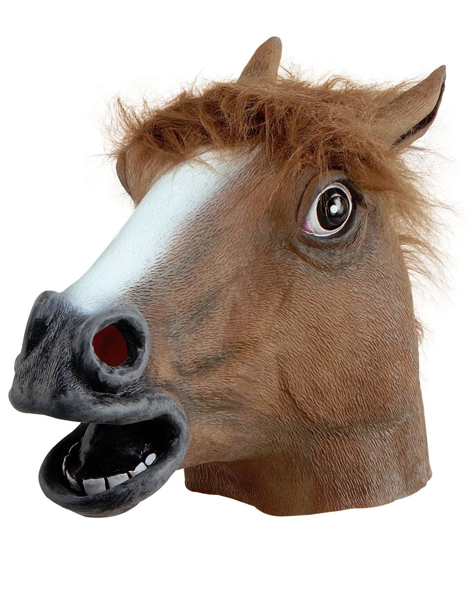 Quality Rubber Horse Mask by Bristol Novelies BM160 available here at Karnival Costumes online party shop