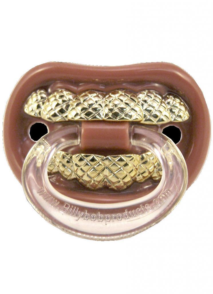 Grillz Pacifier or Dummy from Billy Bob 90050 available at Karnival Costumes