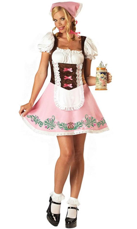 Bavarian Dirndl Oktoberfest Costume by Widmann 0553 available from Karnival Costumes