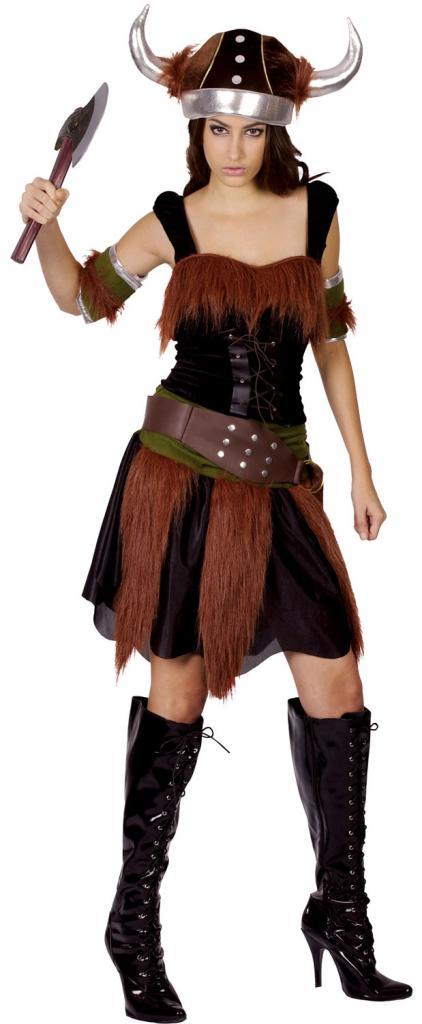 Lady Viking Fancy Dress Costume AC883 available from Karnival Costumes