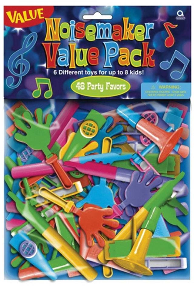 Pack of 48 pcs Noisemaker Pinata or Party Bag Favours by Amscan 397211 and available from Karnival Costume online party shop
