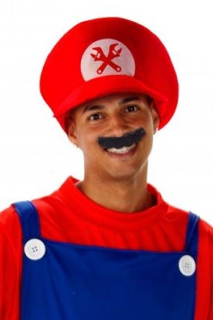 Super Plumber Hat and Moustache by Folat 21716 and available from Karnival Costumes online party shop