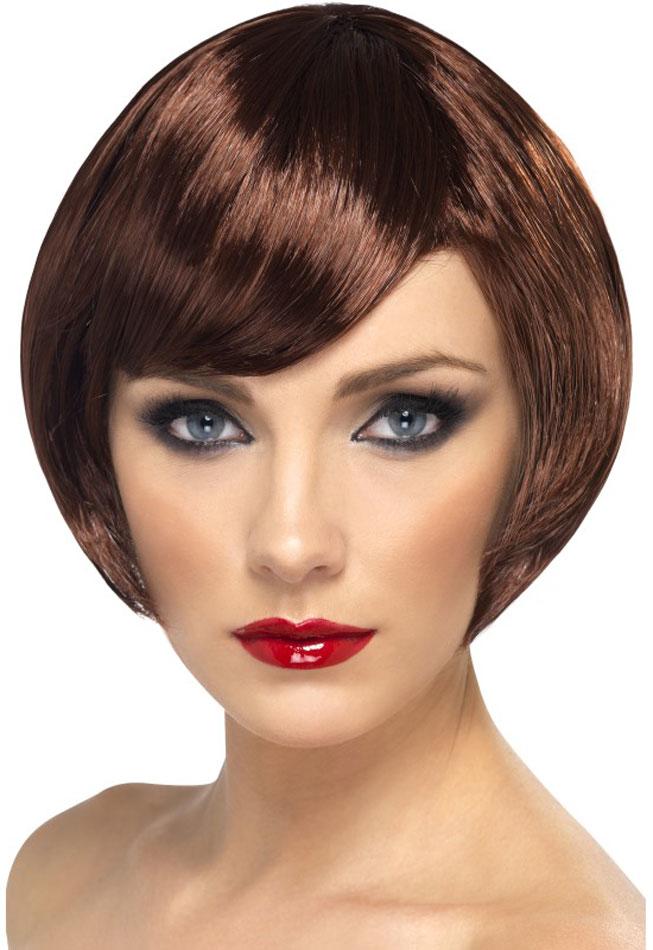 Babe Wig in Chestnut Brown by Smiffy 42047 available from a collection of lady's costume wigs at Karnival Costumes