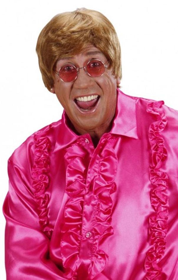 Elton John Star Man Wig in Auburn by Widmann E0581 and available from Karnival Costumes online party shop
