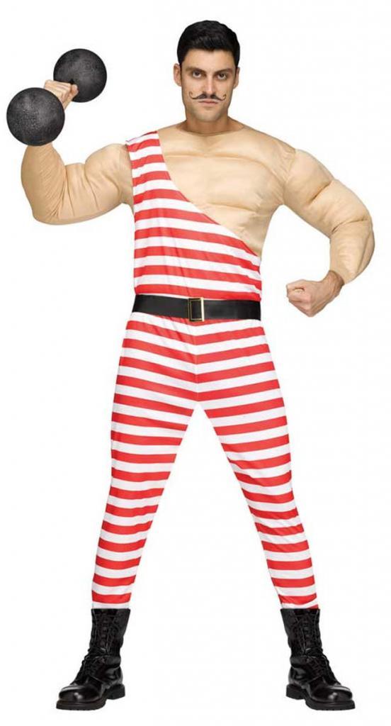 Carny Muscle Man Adult Fancy Dress Costume by Fun World 117314 available in the UK here at Karnival Costumes online party shop