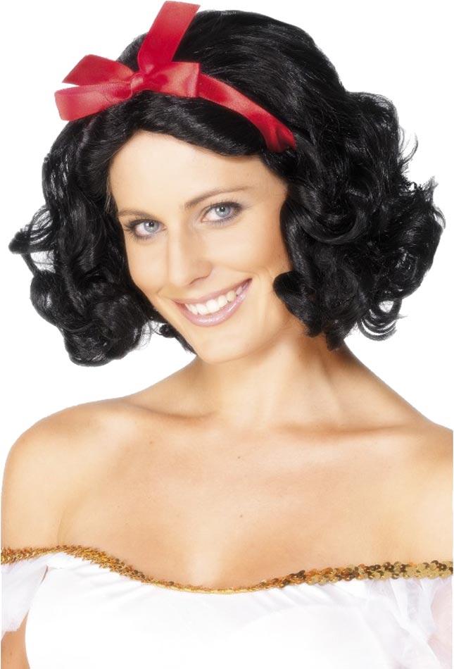 Snow White Fairytale Wig for Adults by Smiffy 42119 and available from a selection on offer here at Karnival Costumes online party shop