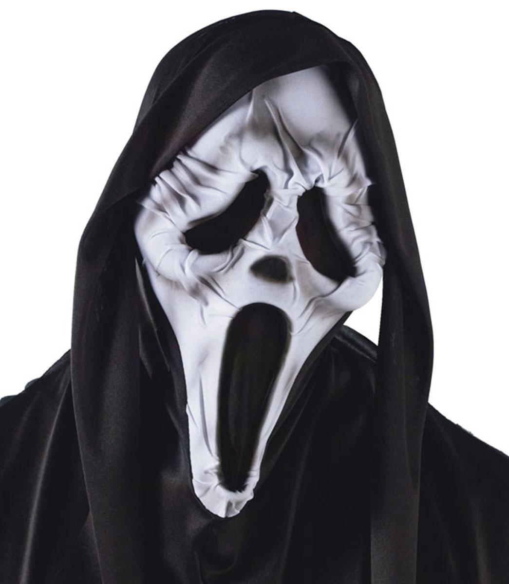 Ghost Face Wrinkled Mask by Fun World 93226 available in the UK here at Karnival Costumes online Halloween shop