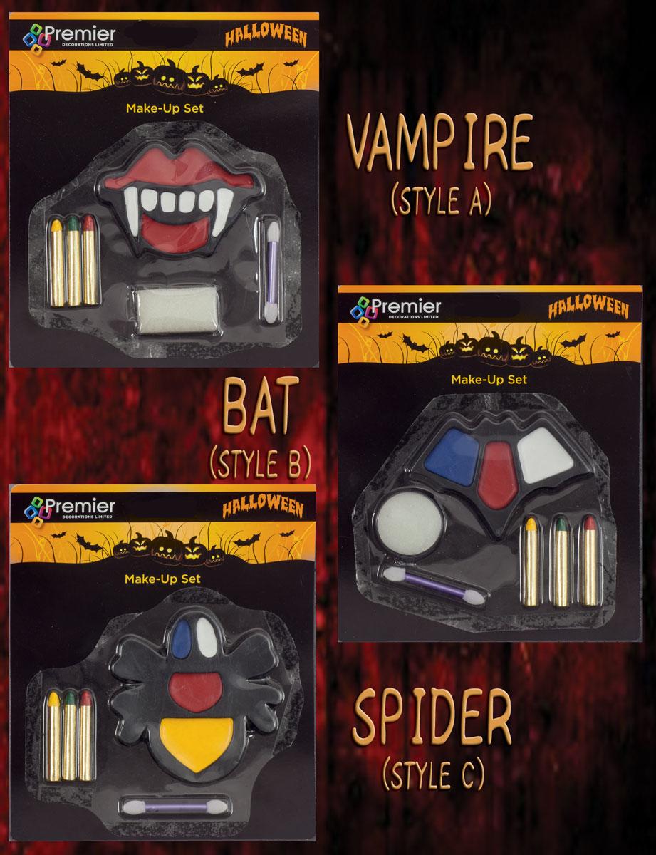 Basic Halloween Make Up Kits by Premier Decorations HA142296 available in 3 styles here at Karnival Costumes online Halloween party shop