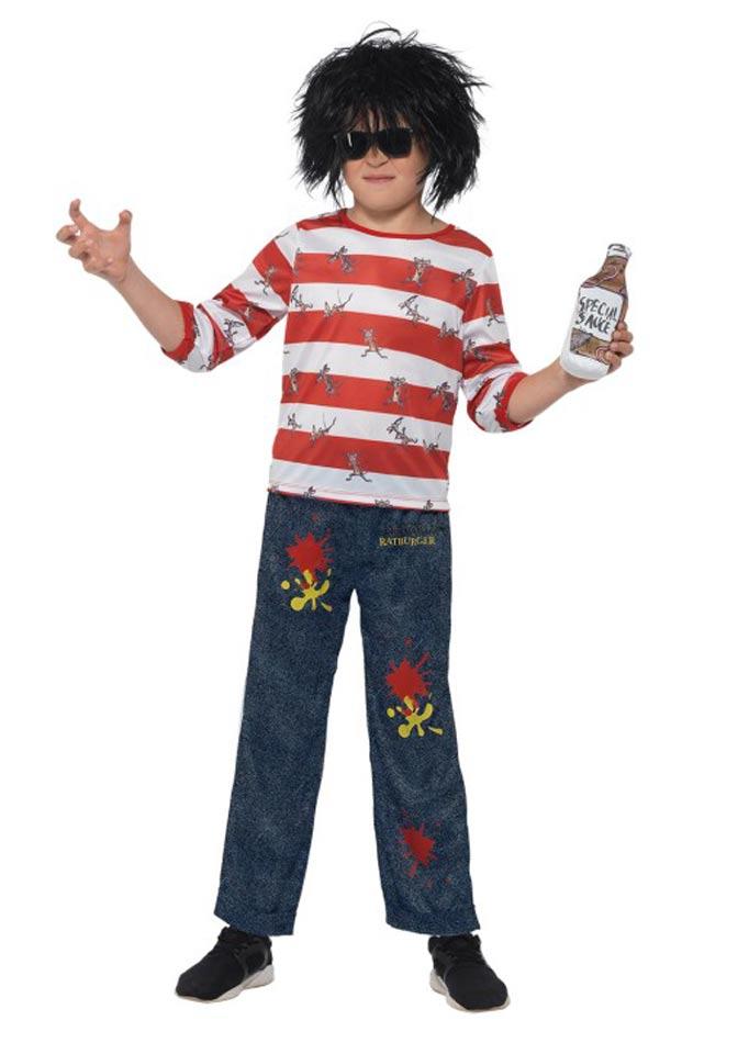 Ratburger Fancy Dress Costume for Boys by Smiffys 40205 available here at Karnival Costumes online party shop